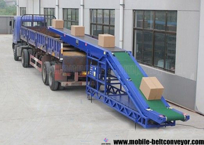 Băng tải di động 3 - 25m, Băng tải bê tông di động với thang máy thủy lực