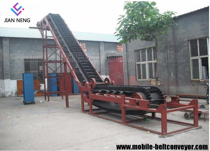 Hệ thống băng tải di động phẳng và nghiêng cho xe tải bốc xếp