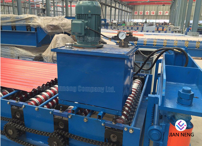 Khung kim loại Stud Roll Forming Machine Theo dõi vật liệu thép ánh sáng cho mái cong