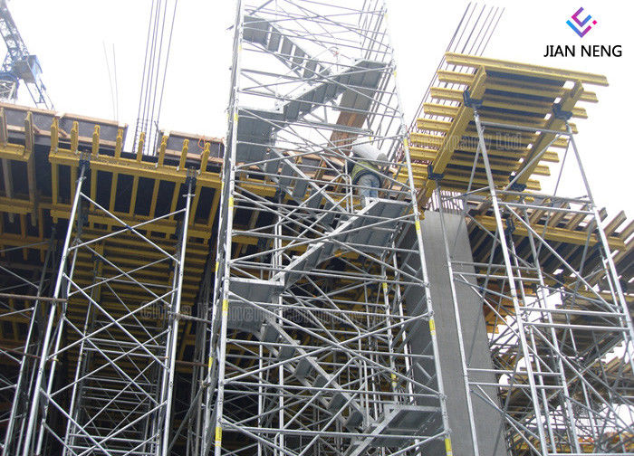 Mạ kẽm nhúng nóng Kwikstage / K - giai đoạn Cuplock cầu thang tháp với thang an toàn