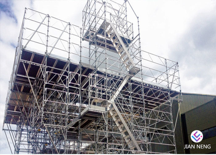 2.5 * 1.2 * 3m dày hơn chống trượt Stairway truy cập tháp cho cao độ cao xây dựng
