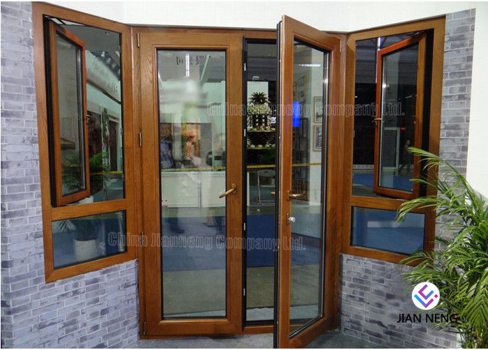 Khu dân cư xây dựng nhôm trượt cửa ra vào và cửa sổ, cửa ra vào nhôm với sợi thủy tinh Flyscreen