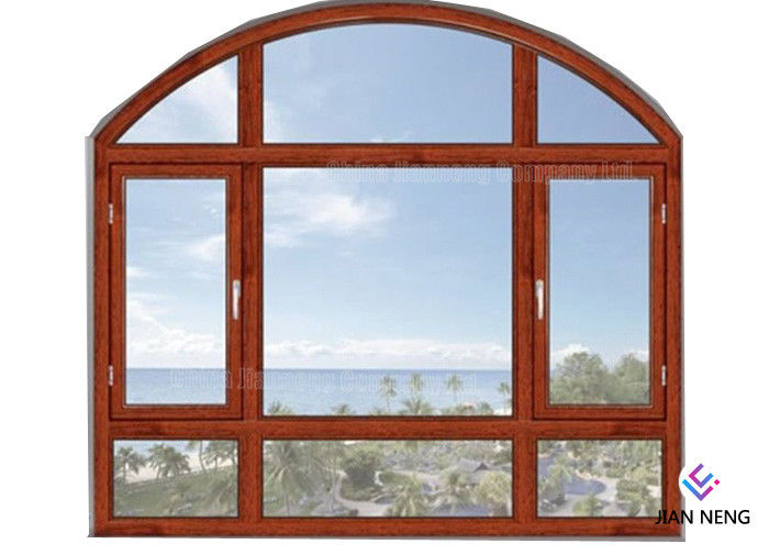 Cửa sổ và cửa ra vào bằng nhôm nhiệt phá vỡ 6063 - Cửa sổ Casement kiểu Pháp đôi Glaze