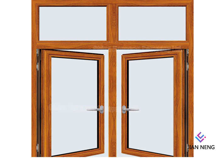 Cửa sổ và cửa ra vào bằng nhôm nhiệt phá vỡ 6063 - Cửa sổ Casement kiểu Pháp đôi Glaze