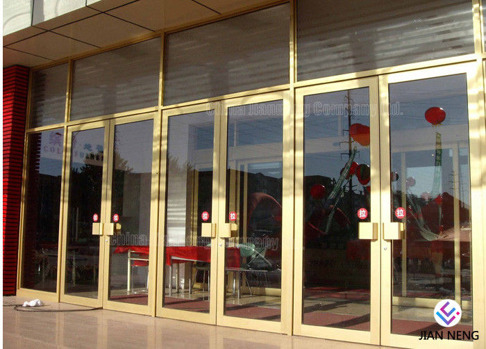 6063 Series nhôm cửa trượt hồ sơ, Mill Kết thúc nhôm kính hồ sơ cho Swing Door