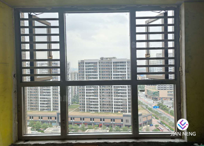 Cửa sổ nhôm kính ổn định với lưới chống trộm nhôm, lưới cho tùy chọn