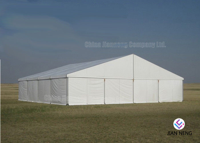 Khung nhôm Kho Marquee lớn với tường PVC trắng để lưu trữ