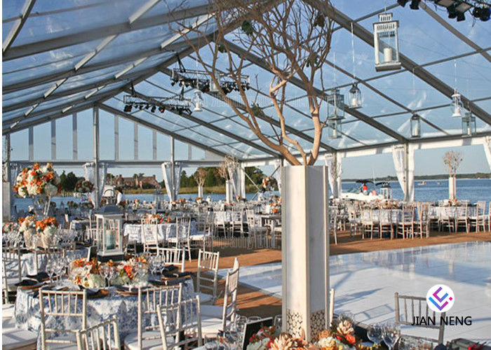Lều Marquee Clear Span Lều nhôm cho nhà hàng, tiệc cưới theo phong cách châu Âu