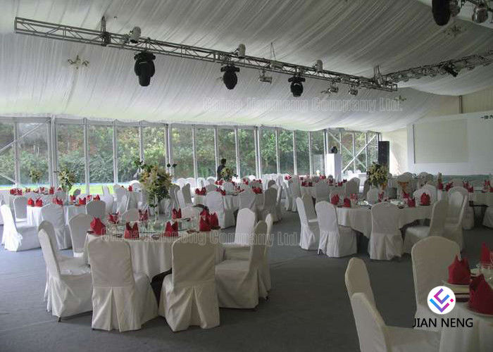 Lều Marquee Clear Span Lều nhôm cho nhà hàng, tiệc cưới theo phong cách châu Âu